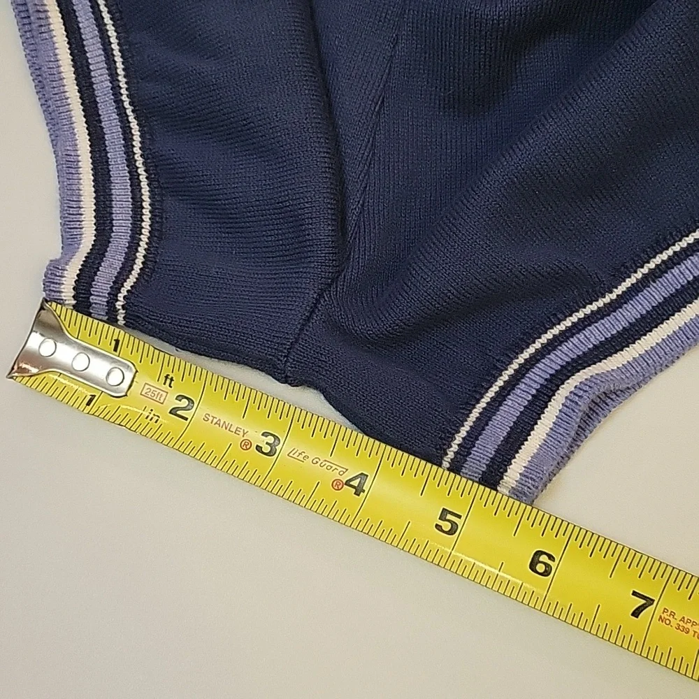 NWOT Free People Movement Blue It's Cold Outside Playsuit Navy Striped Sz XS - Picture 14 of 17